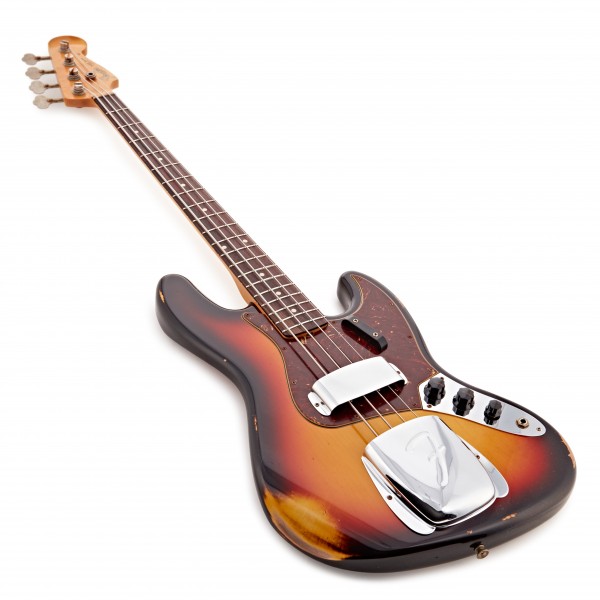Fender Custom Shop 64 Jazz Bass Relic, 3-Tone Sunburst