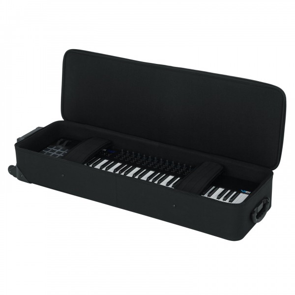 Gator 61-Note Slim Keyboard Case - Angled Open (Keyboard Not Included)