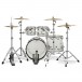DW Drums Design Series 4pc Acrylic 22'' Shell Pack - Back