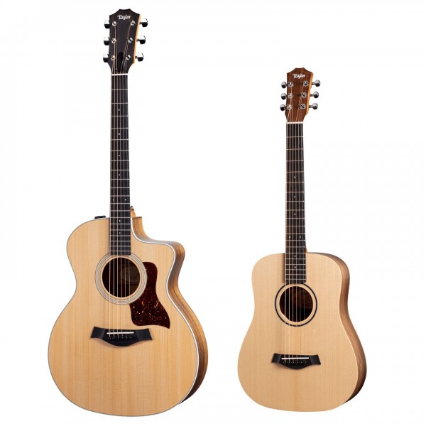 Taylor 214ce-K Koa Grand Auditorium, Natural w/ FREE Taylor Baby BT1