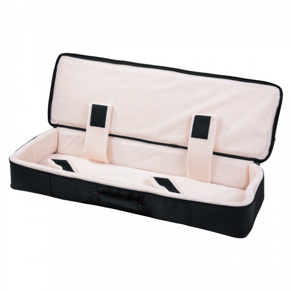 Gator G-PG-61SLIM Pro-Go Slim 61 Key Keyboard Bag - Angled Open 2