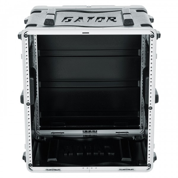 Gator GR-12L Lockable Moulded Rack Case, 12U, 19.25'' Depth - Front Open