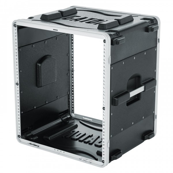 Gator GR-12L Lockable Moulded Rack Case, 12U, 19.25'' Depth - Open