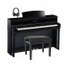 Yamaha CLP 775 Digital Piano Package, Polished Ebony