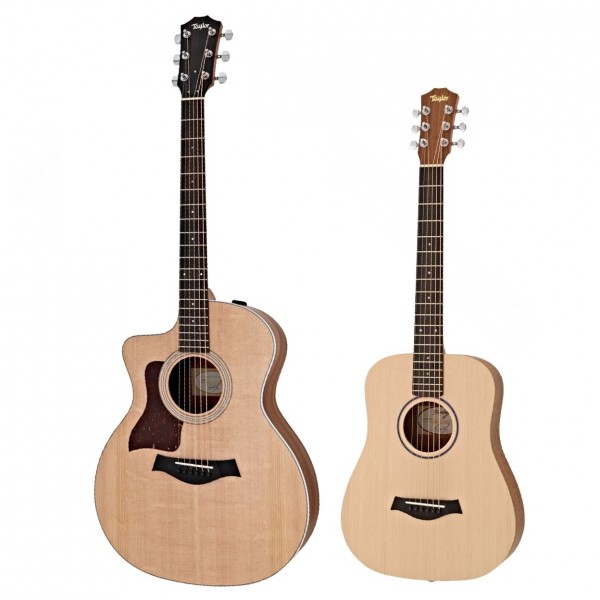 Taylor 214ce K Left Handed, Koa w/ FREE Taylor Baby BT1