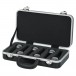 Gator Microphone Case - Angled Open (Mics Not Included)