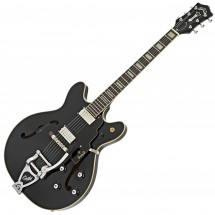 Guild Newark St Starfire V with Bigsby Electric Guitar, Black