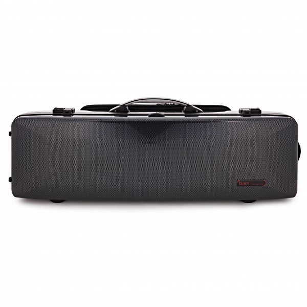 BAM 2018XL Hightech Oblong Violin Case, Black Carbon