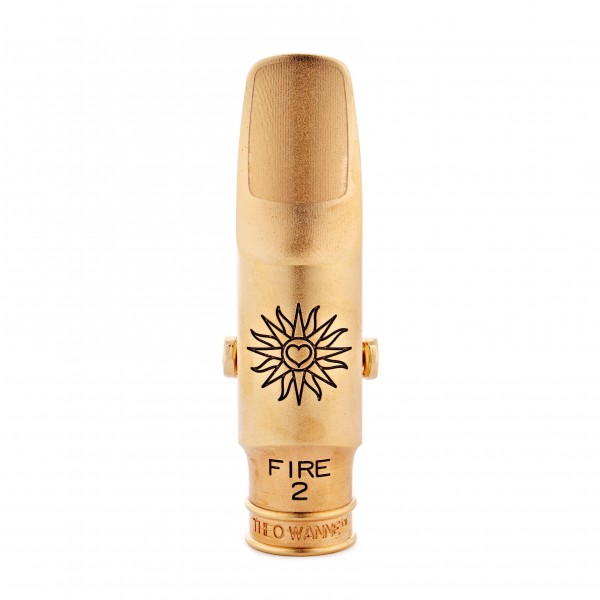 Theo Wanne Fire 2 Alto Saxophone Mouthpiece with Liberty Lig, Metal 7
