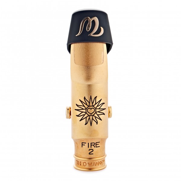 Theo Wanne Fire 2 Alto Saxophone Mouthpiece with Liberty Lig, Metal 7