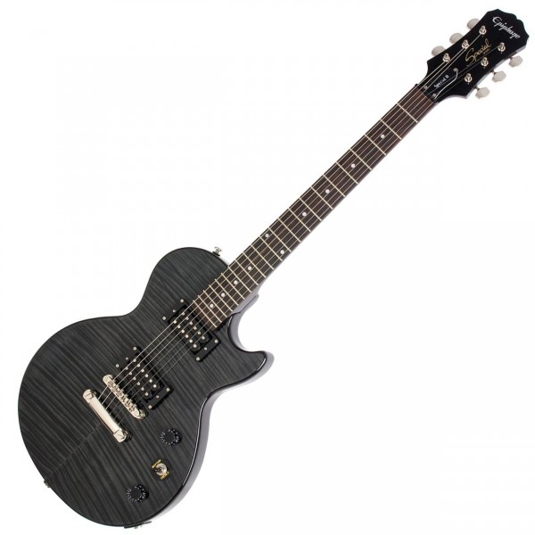 Epiphone Les Paul Special II Electric Guitar, Trans Black