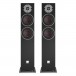 DALI OBERON 5 Floorstanding Speakers (Pair), Dark Walnut Front View 2