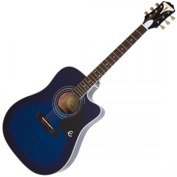 Epiphone Pro-1 ULTRA Electro-Acoustic Guitar for Beginners, Blue