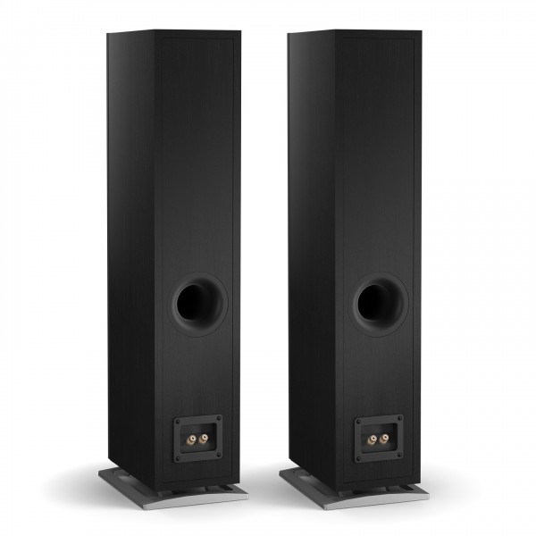 DALI OBERON 5 Floorstanding Speakers (Pair), Black Ash Back View