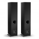 DALI OBERON 5 Floorstanding Speakers (Pair), Black Ash Back View