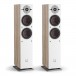 DALI OBERON 5 Floorstanding Speakers (Pair), Light Oak Front View