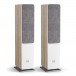 DALI OBERON 5 Floorstanding Speakers (Pair), Light Oak Grille View