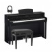 Yamaha Pakiet pianina cyfrowego CLP 735, Satin Black