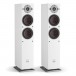 DALI OBERON 5 Floorstanding Speakers (Pair), White Front View