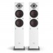 DALI OBERON 5 Floorstanding Speakers (Pair), White Front View 2