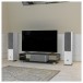 DALI OBERON 5 Floorstanding Speakers (Pair), White Lifestyle View