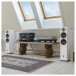 DALI OBERON 5 Floorstanding Speakers (Pair), White Lifestyle View 2