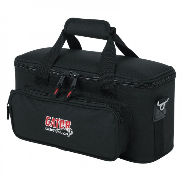 Gator Microphone Bag for 12 Microphones - Angled Closed
