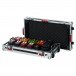 Gator Large Pedalboard Flight Case - Angled Open (Pedals Not Included)