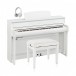 Yamaha CLP 775 Pack avec Piano à Queue Numérique, Satin White