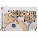 Mapex Mars Maple 22'' 7pc Studioease Shell Pack, Natural Satin - Close up