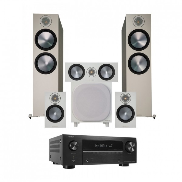 Denon AVC-X3800H & Bronze 500 5.1 Speaker Package, Urban Grey