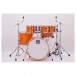Mapex Mars Maple 22'' 6pc Rock Fusion Shell Pack, Glossy Amber