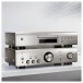 Denon PMA-600NE Amplifier, Silver Lifestyle View