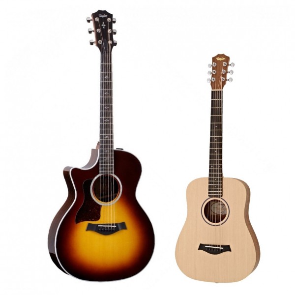 Taylor 414ce-R Left Handed, Sunburst w/ Free Taylor Baby BT1