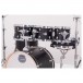 Mapex Mars Maple 20'' 6pc Fusion Shell Pack, Matte Black - Close Up