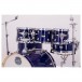 Mapex Mars Maple 22'' 6pc Rock Fusion Shell Pack, Midnight Blue - Close