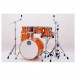 Mapex Mars Maple 20'' 6pc Fusion Shell Pack, Glossy Amber - Angle - 2