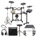 Yamaha DTX6K3-X Electronic Drum Kit w/ Double Pedal Complete Bundle