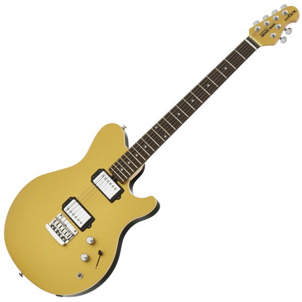 Music Man Reflex Standard Electric Guitar, RW, Gold Top