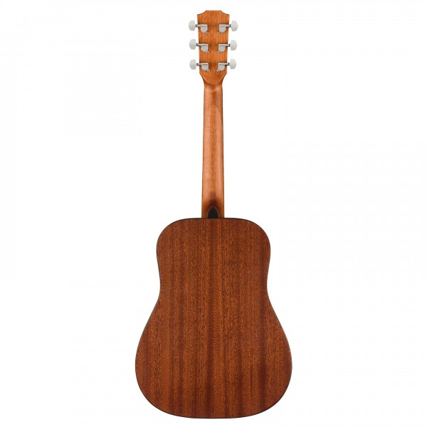 Fender FA-15 3/4 Scale Steel with Gig Bag, Moonlight Burst back 