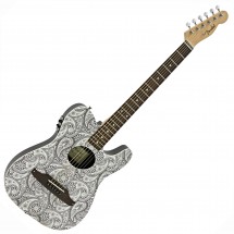 Fender Standard Telecoustic, RN, White Paisley
