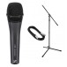 Sennheiser e835 Cardioid Vocal Microphone Bundle - Full Bundle