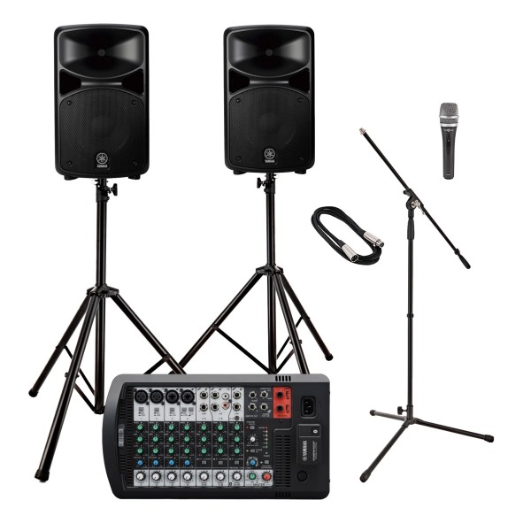 Yamaha Stagepas 600BT Portable PA System Vocal Performance Bundle