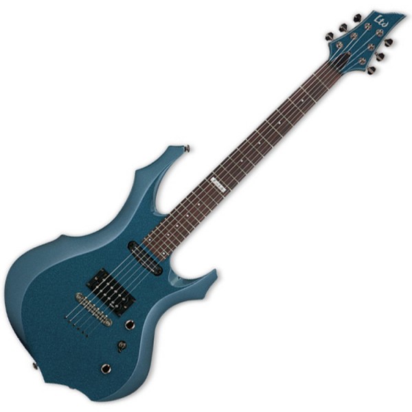 ESP LTD F-10 Electric Guitar, Gun Smoke Blue