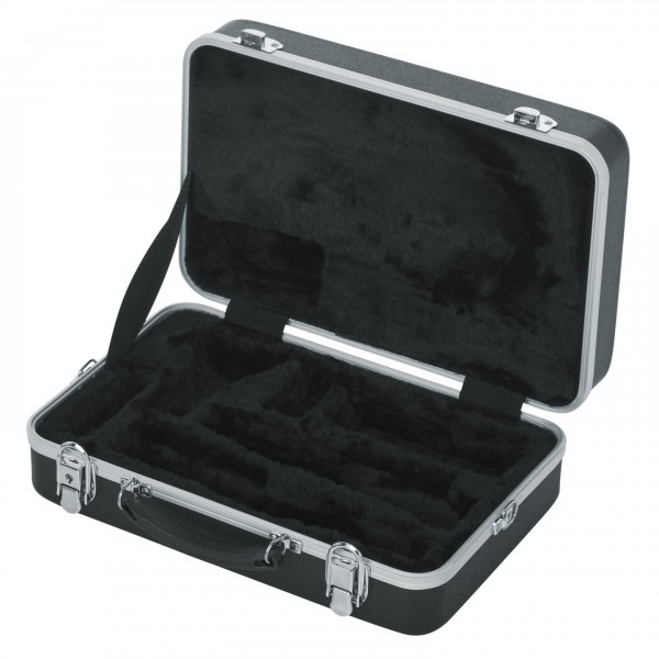 Gator GC-CLARINET Deluxe Moulded Clarinet Case - Angled Open