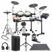 Yamaha DTX8K-X Electronic Drum Kit w/ Single Pedal Complete Bundle