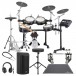 Yamaha DTX8K-X Electronic Drum Kit w/ Double Pedal Complete Bundle