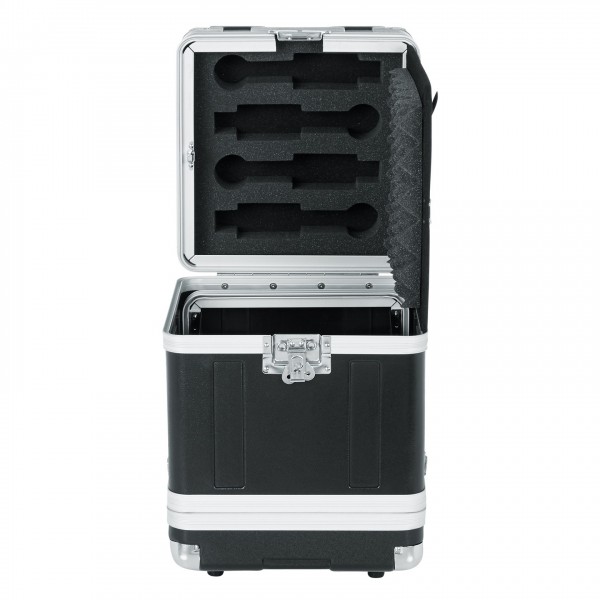 Gator GM-4WR ATA Moulded Case For 4 Wireless Mic Systems - Front Empty
