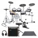 Yamaha DTX10K-M Electronic Drum Kit w/ Single Pedal Complete Bundle