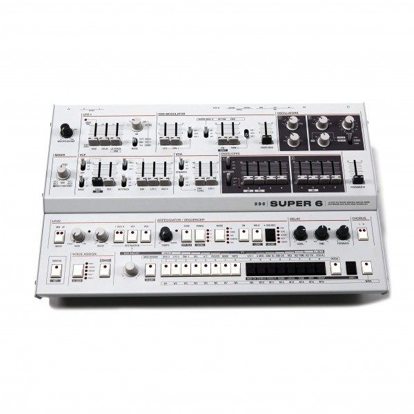 UDO Desktop Super 6, 12-Voice Polyphonic Binaural Hybrid Synthesizer - Secondhand
